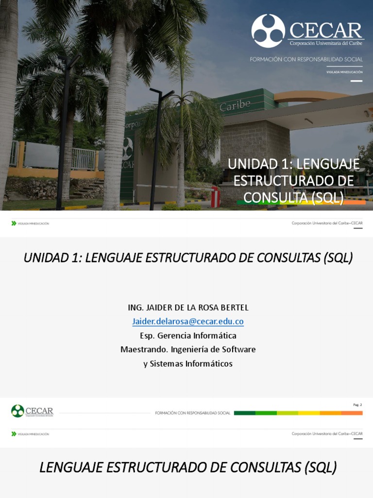 Introducción a SQL para Estudiantes | PDF | SQL | Base de datos relacional