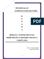 Pengenalan Adat Dan Budaya Batak Toba