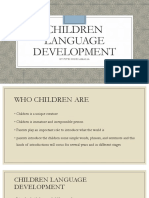 Children Language Development