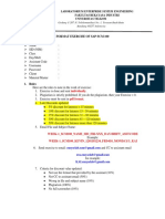 Format Exercise SAP SCM 100 Week 2