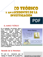 Marco teórico y antecedentes investigación