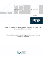 How To Make A Pie  Reproducible Research for Empirical Economics & Econometrics