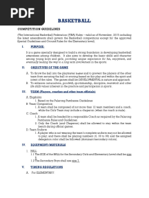 Basketball Ground Rules PDF