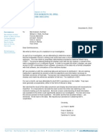 Letter from Mr. Bartlit to Oil Spill Commission Regarding National Oilwell Varco