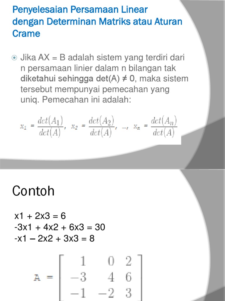 Spl Determinan Invers