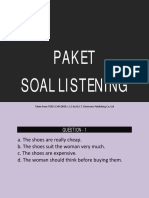 Paket Soal Listening
