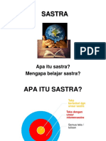 Apa itu Sastra mengapa membaca sastra