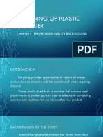 Designing of Plastic Shredder