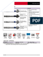 Technical Data Sheet For The HSA Stud Anchor Technical Information ASSET DOC 2027424