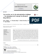 An Overview On in Situ Micronization Technique