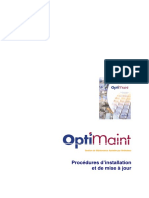 GMAO OptiMaint - Procédures Installation Et Mise À Jour