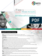 GEMS 2019 Benefit Schedule - Emerald Value