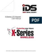IDS X-Series LCD Keypad User Manual 700-411-01D PDF