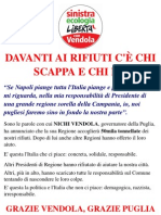 Vendola Prende I Rifiuti Della Campania (Volantino)