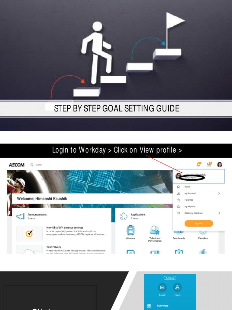 Workday Goal Editing Instructions | PDF