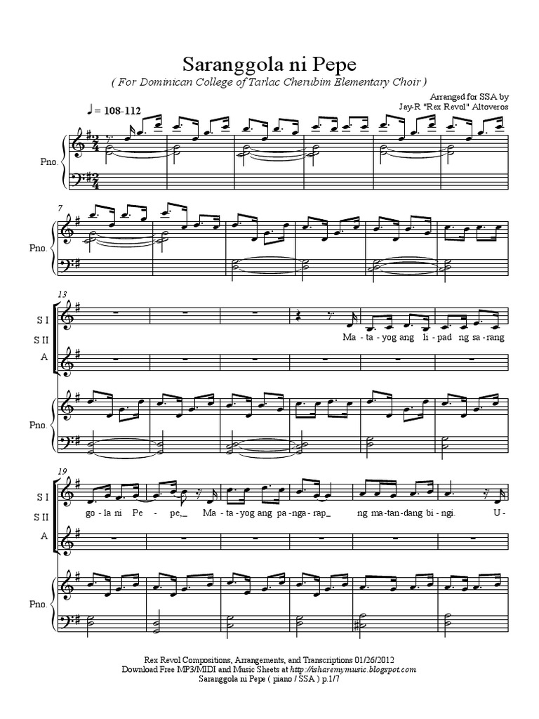 Saranggola Ni Pepe Pdf Pdf