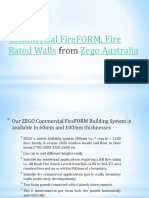 Commercial FireFORM, Fire Rated Walls From Zego