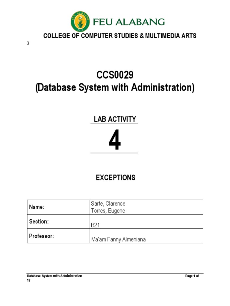 Lab Activity 4 PDF | PDF | Computers
