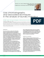 Gas Chromatography and Associated Techniques in The Analysis of Laundry Malodour