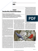 Biodiversity theory backed by island bird data