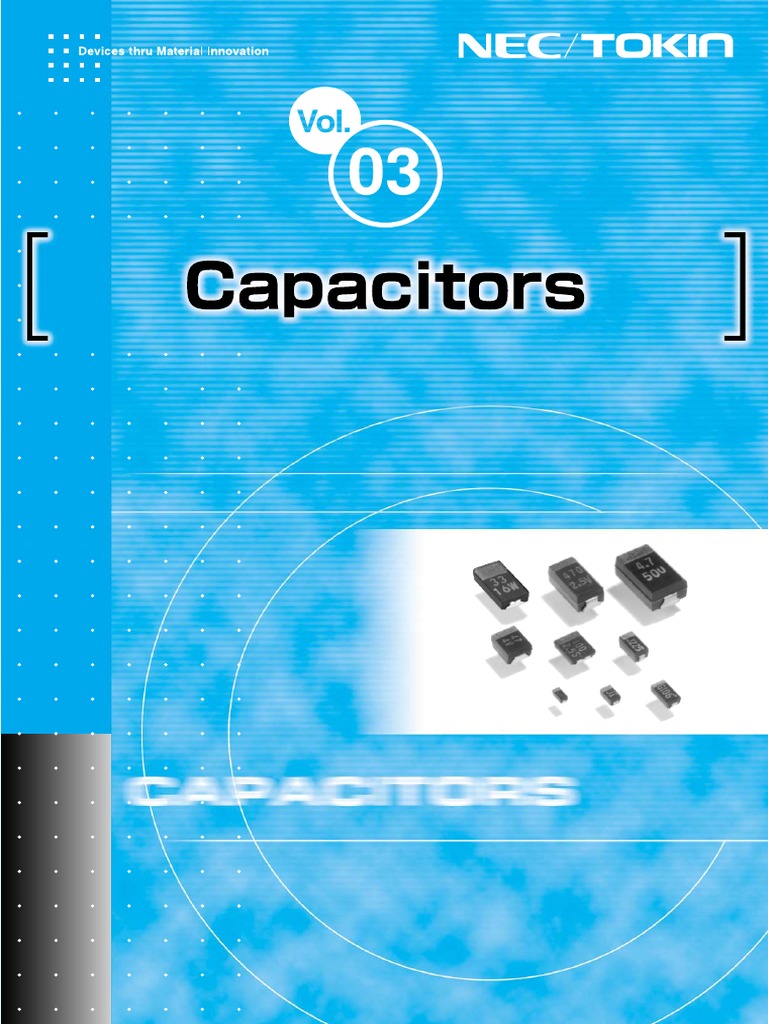 Capacitores NECtoKin Tantalio PDF PDF