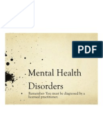 MH-Mental Disorders