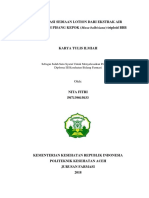 Formulasi Sediaan Lotion Dari Ekstrak Air Kulit Buah Pisang Kepok PDF