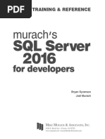 Murachs SQL Server 2016 For Developers - Searchable PDF