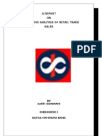 Comparative Analysis of Retail Trade Sales in India