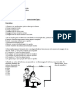 Curso Ciências da Computação - Exercícios de Óptica