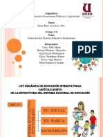 Estructura Del Sistema Educativo Ecuatoriano
