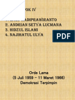 Persatuan Dan Kesatuan Bangsa Pada Masa Orde Lama