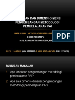 Landasan Dan Dimensi Pembelajaran Pai