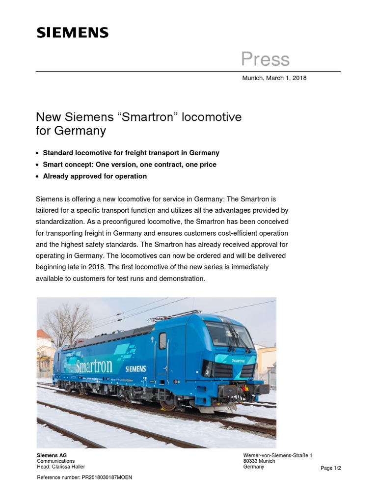 Siemens Smartron Germany | PDF