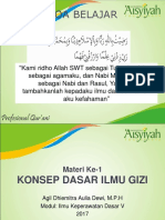 Konsep Gizi