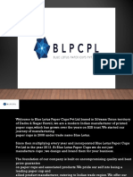 Blue Lotus Paper Cups PVT LTD - NEW - PPT