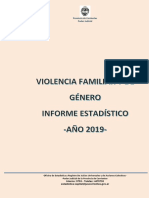 Informe Estadístico de Violencia Familiar y de Género 2019
