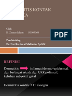 Dermatitis Kontak Alergika