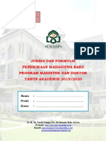 Juknis Dan Formulir Penerimaan Maba Periode Pertama Ta 2019-2020-1 PDF