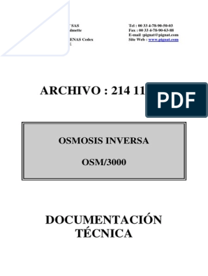 Filtro para agua osmosis inversa 5 etapas 400gpd nsf pacific