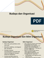 11. Budaya dan Organisasi