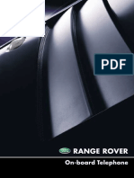 Range Rover On-Board Telephone - LM - 2nd Edition - Rover