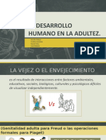 El Desarrollo Humano en La Adultez