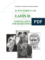Proyecto Curricular Latin 2 Bachillerato