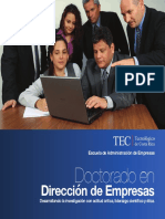 Doctorado - en - Direccion - de - Empresas - Tec PDF