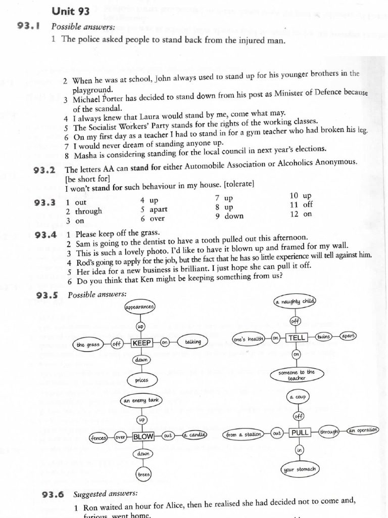93 Answer Key | PDF