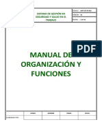 Manual de Organizaciones y Funciones