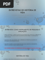 Entrevistas de história de vida