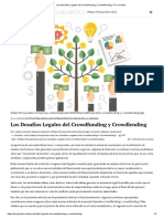 Los Desafíos Legales Del Crowdfunding y Crowdlending - Foro Jurídico