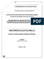 Propuesta ECONOMICA